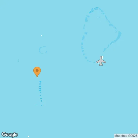 Map of Constance Halaveli and the nearest airport