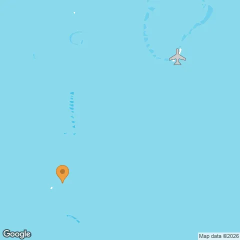 Map of LUX* South Ari Atoll and the nearest airport