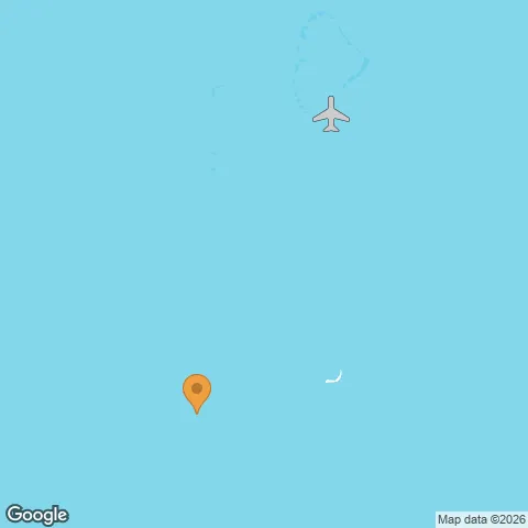 Map of RIU Atoll Hotel and the nearest airport