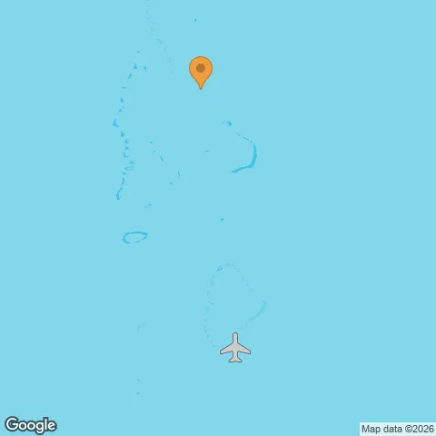 Map of Sun Siyam Iru Fushi and the nearest airport
