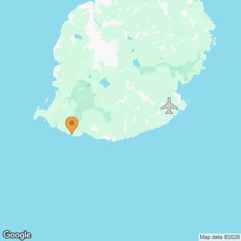 Map of Heritage Awali Golf & Spa Resort and the nearest airport