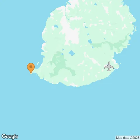 Map of RIU Palace Mauritius and the nearest airport