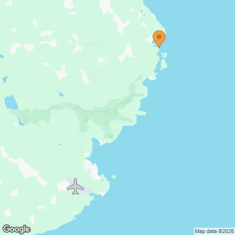 Map of Shangri-La Le Touessrok and the nearest airport