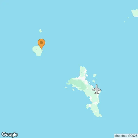 Map of Hilton Seychelles Labriz Resort & Spa and the nearest airport