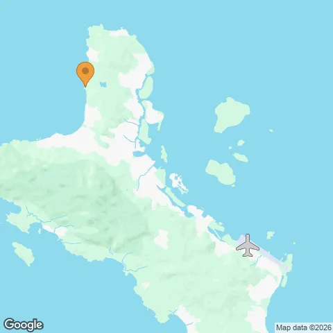 Map of Hilton Seychelles Northolme Resort & Spa and the nearest airport
