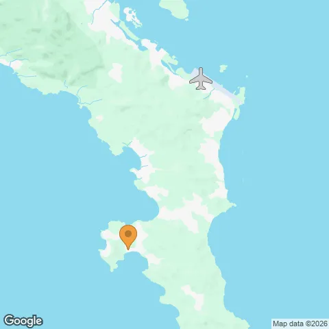 Map of Kempinski Seychelles Resort and the nearest airport