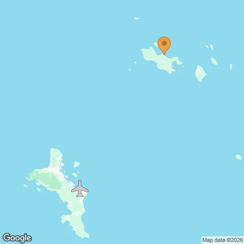 Map of Paradise Sun and the nearest airport