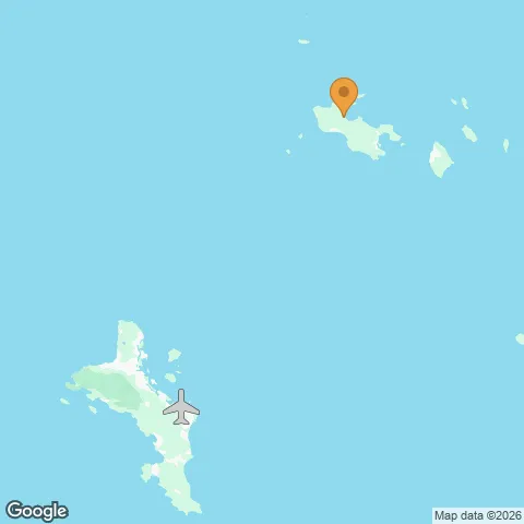 Map of Raffles Praslin Seychelles and the nearest airport
