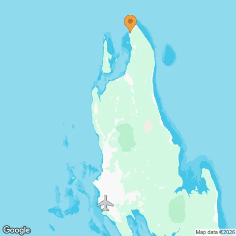 Map of RIU Palace Zanzibar and the nearest airport