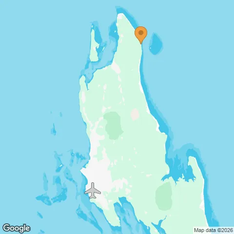 Map of The Mora Zanzibar and the nearest airport